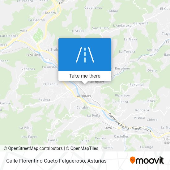 Calle Florentino Cueto Felgueroso map