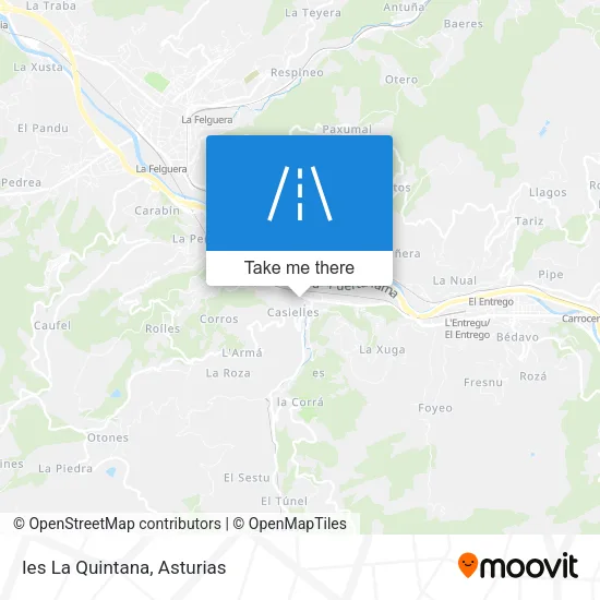 Ies La Quintana map