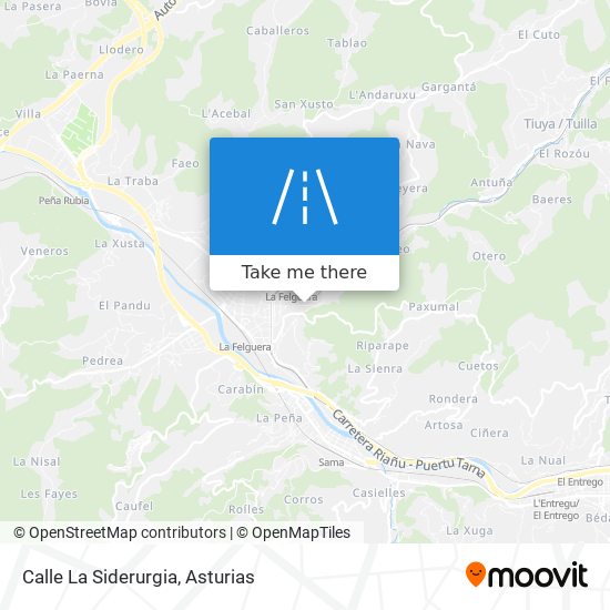 mapa Calle La Siderurgia