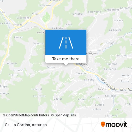 Cai La Cortina map