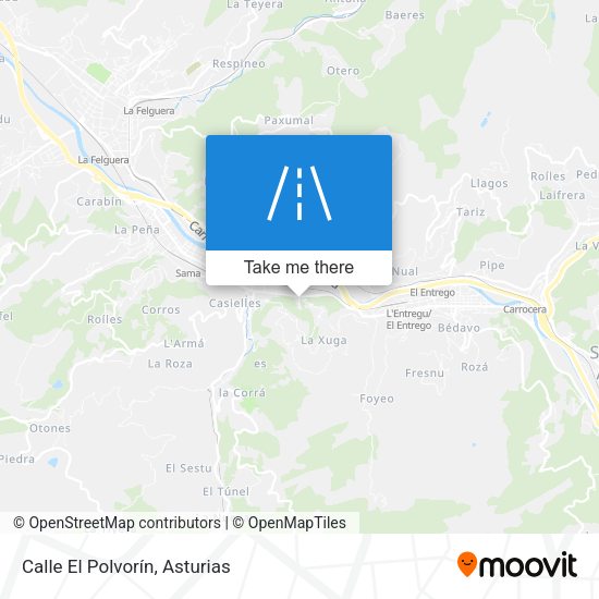 Calle El Polvorín map