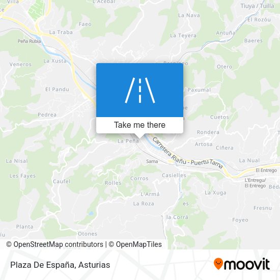 Plaza De España map