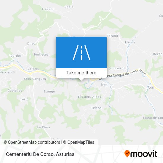Cementeriu De Corao map