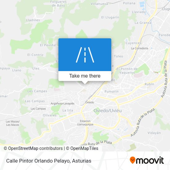 Calle Pintor Orlando Pelayo map