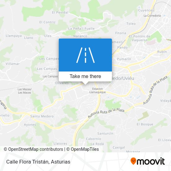 Calle Flora Tristán map