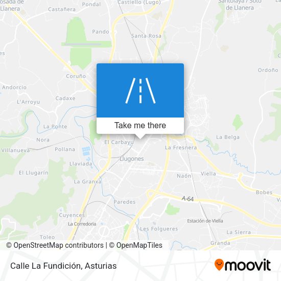 Calle La Fundición map