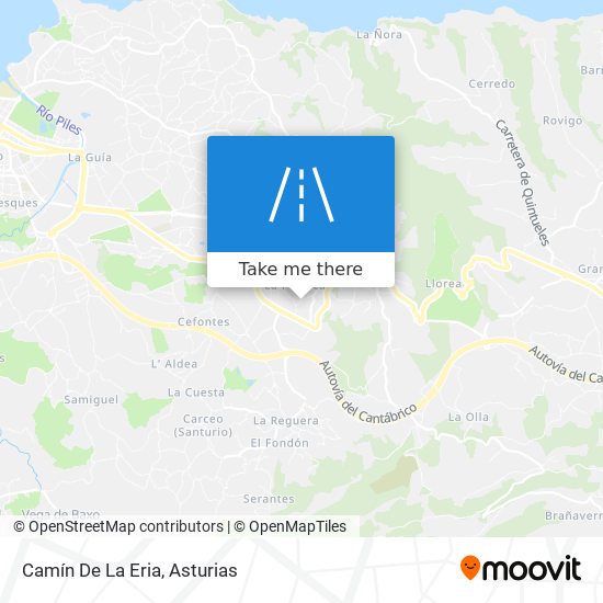 Camín De La Eria map