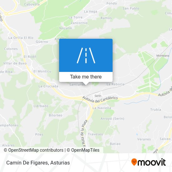 Camín De Figares map