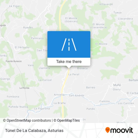 Túnel De La Calabaza map