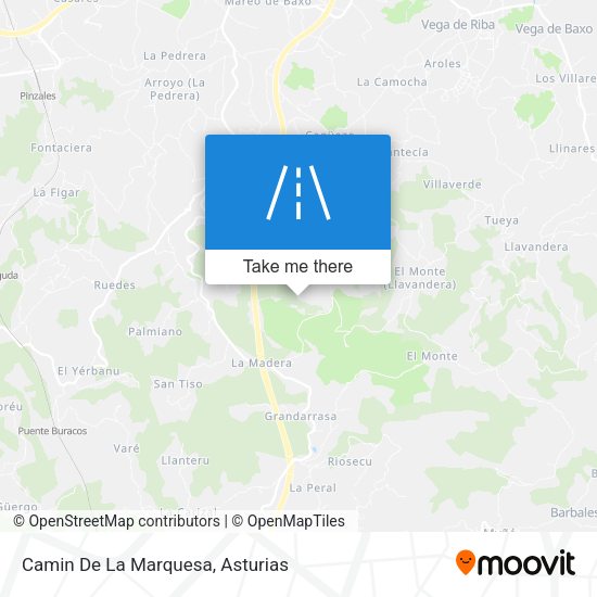 Camin De La Marquesa map