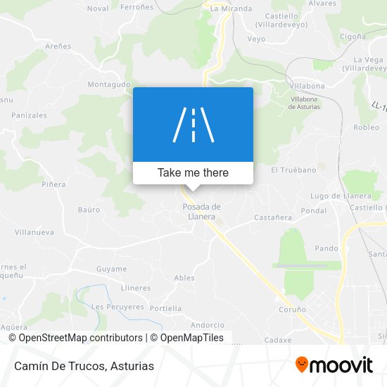 Camín De Trucos map