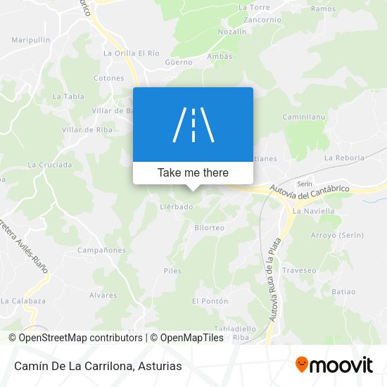 Camín De La Carrilona map