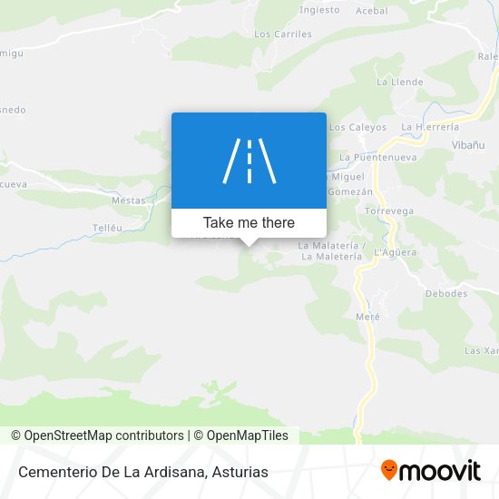 Cementerio De La Ardisana map