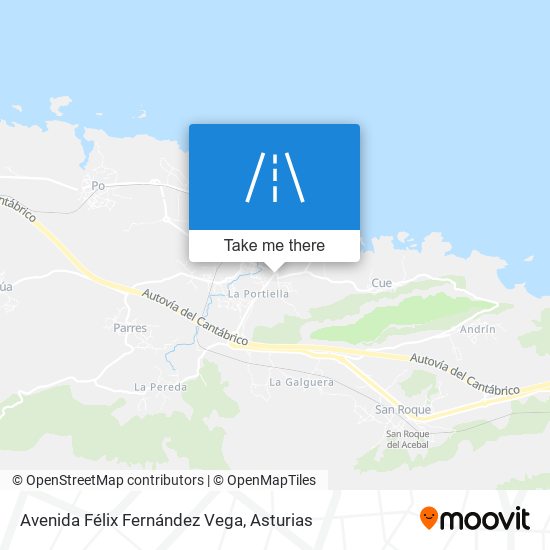 mapa Avenida Félix Fernández Vega