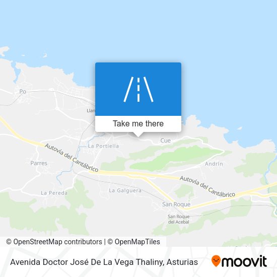 Avenida Doctor José De La Vega Thaliny map