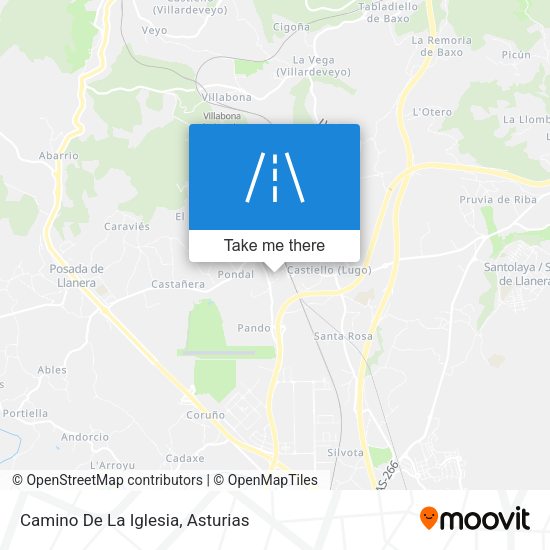 Camino De La Iglesia map