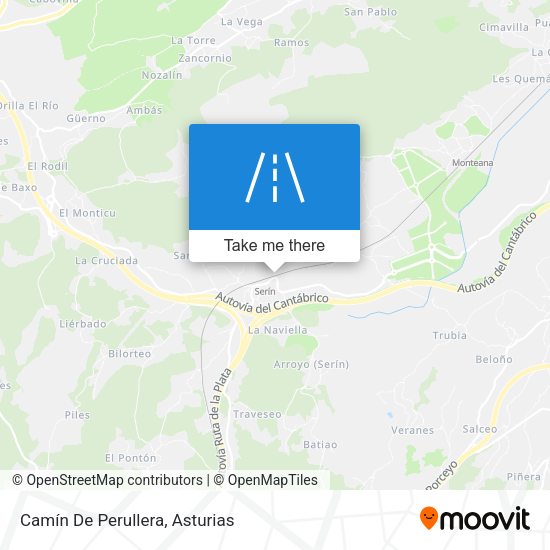 Camín De Perullera map