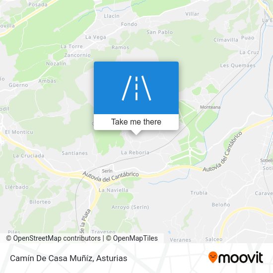 Camín De Casa Muñíz map