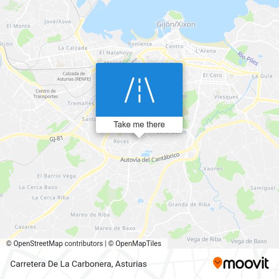 Carretera De La Carbonera map