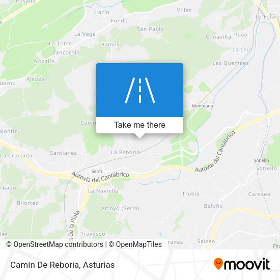 Camín De Reboria map