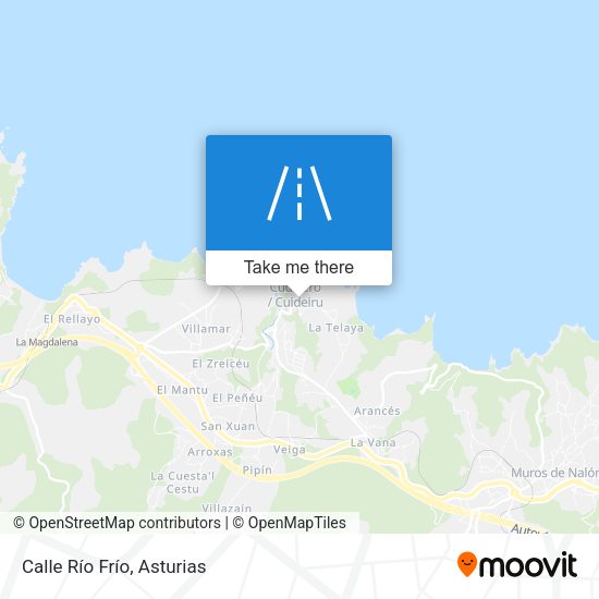 Calle Río Frío map