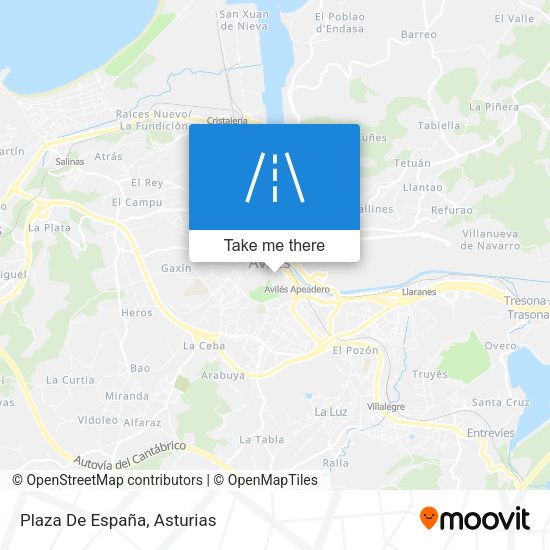 Plaza De España map