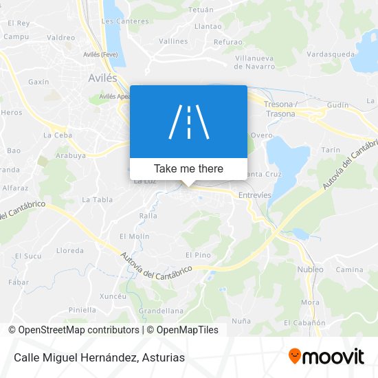 Calle Miguel Hernández map