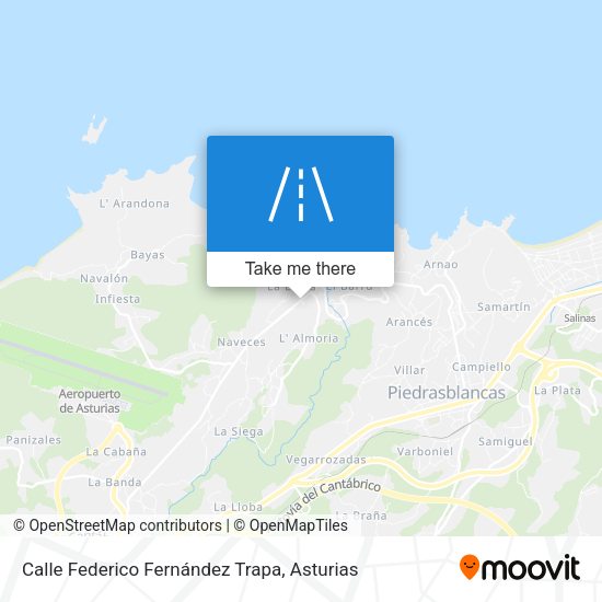 Calle Federico Fernández Trapa map