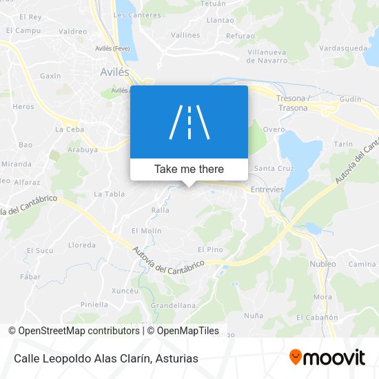 Calle Leopoldo Alas Clarín map
