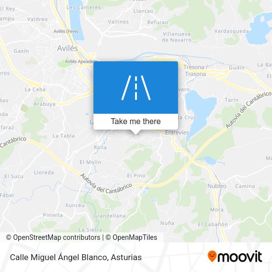 Calle Miguel Ángel Blanco map