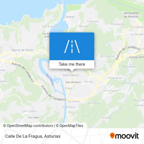 mapa Calle De La Fragua