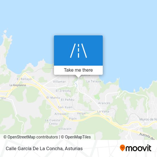 Calle García De La Concha map
