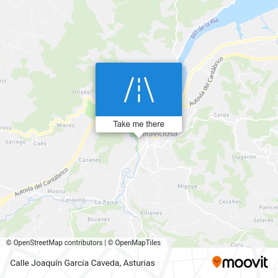 Calle Joaquín García Caveda map