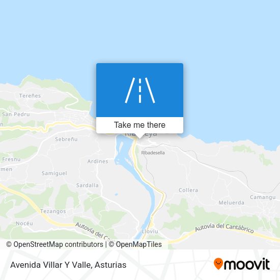 Avenida Villar Y Valle map