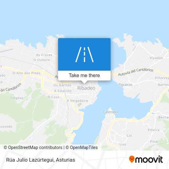 Rúa Julio Lazúrtegui map