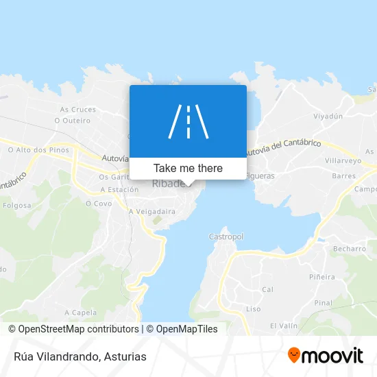 Rúa Vilandrando map