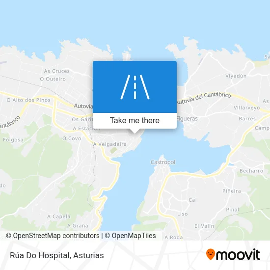 Rúa Do Hospital map