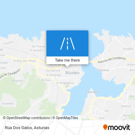 Rúa Dos Galos map