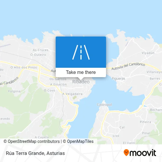 Rúa Terra Grande map