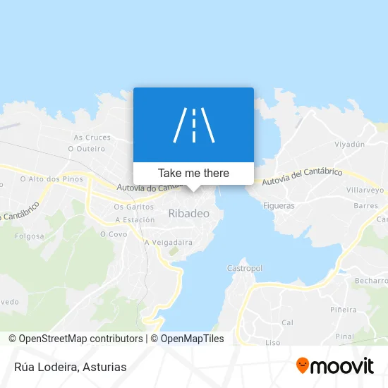 Rúa Lodeira map