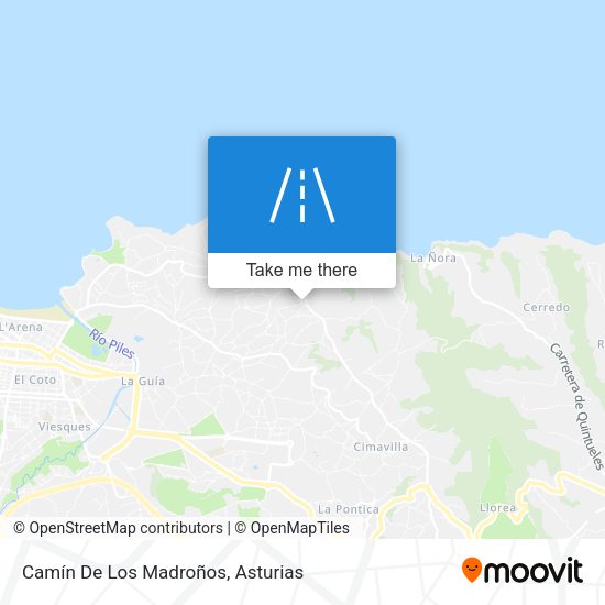 Camín De Los Madroños map