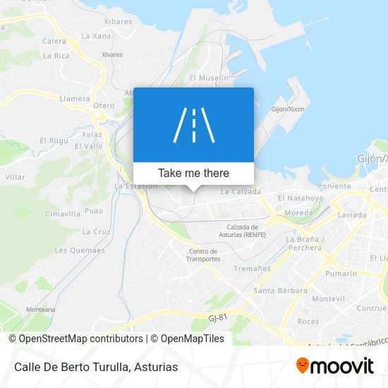 Calle De Berto Turulla map