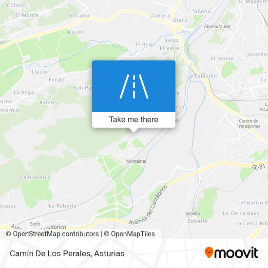 Camín De Los Perales map