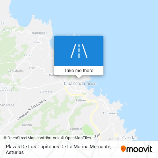 mapa Plazas De Los Capitanes De La Marina Mercante