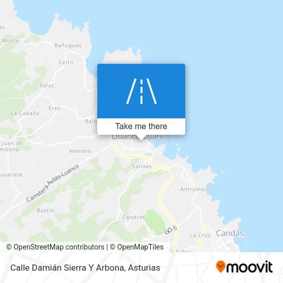 Calle Damián Sierra Y Arbona map
