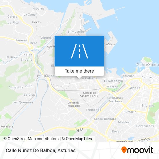 Calle Núñez De Balboa map