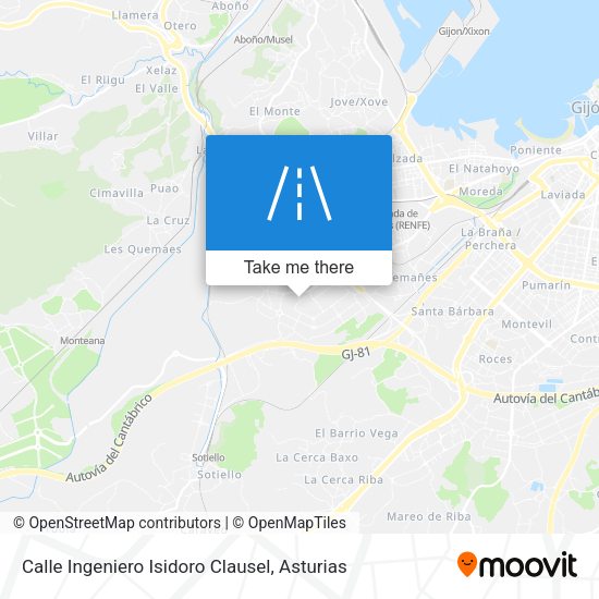 Calle Ingeniero Isidoro Clausel map