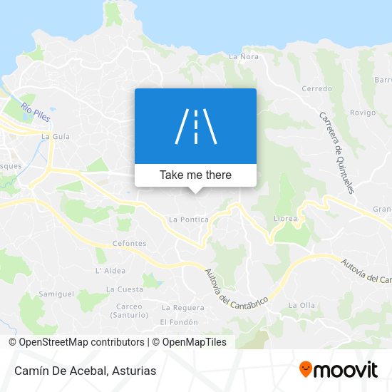 Camín De Acebal map