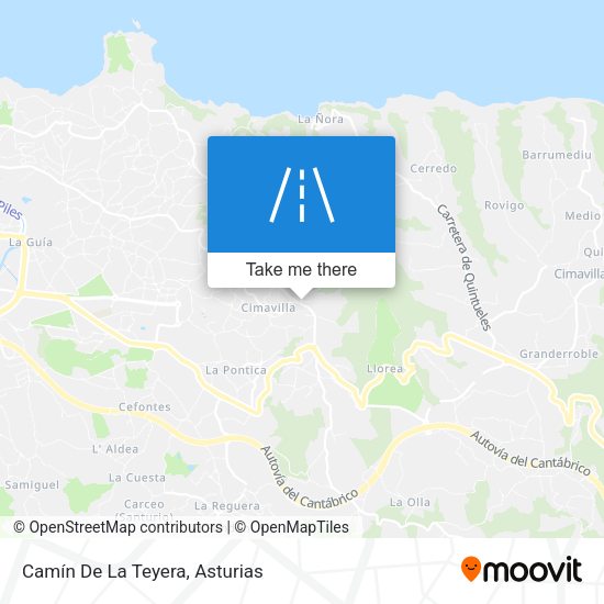 Camín De La Teyera map