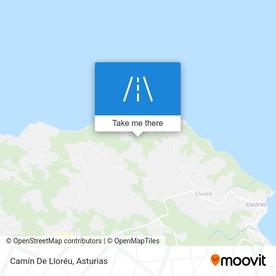 Camín De Lloréu map